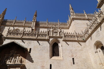The Capilla Real is the Royal Chapel, the southeastern extension of the Cathedral of Granada