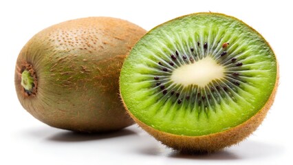Fototapeta premium kiwi fruit isolated on white background