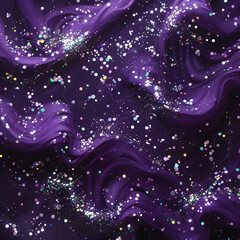 Dark purple glitter sparkle background, perfect for Halloween, Mardi Gras, birthdays, clubs, or Christmas invites