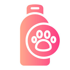 pet shampoo gradient icon