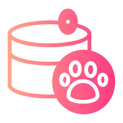 Canned Food gradient icon