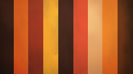 Minimalist stripes background, vertical lines in muted orange, brown, and mustard yellow, sleek and autumn-inspired
