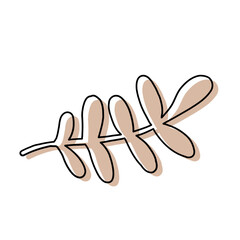 Abstract Organic Shape with Hand-Drawn Lines and Soft Pastel Colors for Decoration and Background