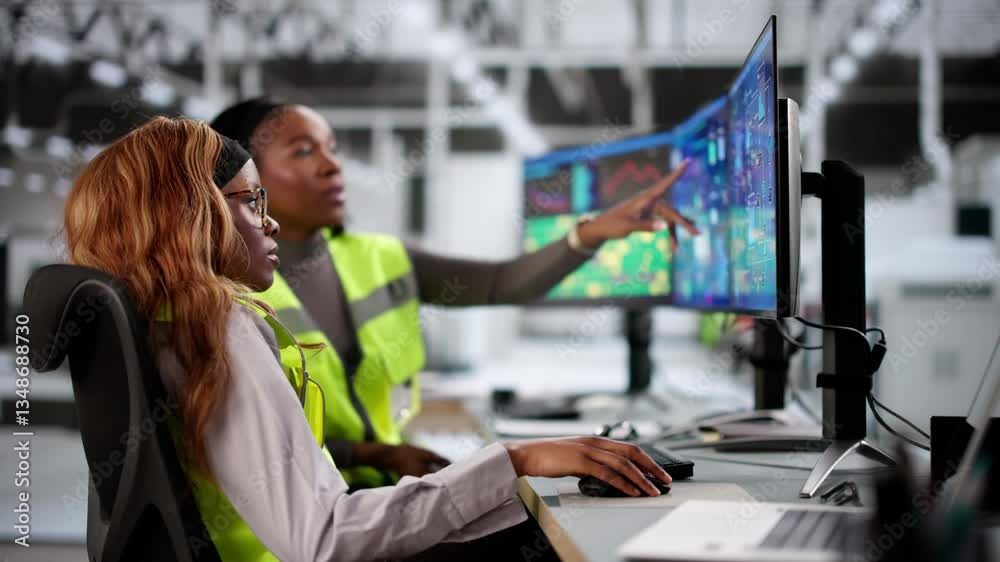 Poster Engineer Operator Using SCADA System