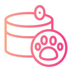 Canned Food gradient icon