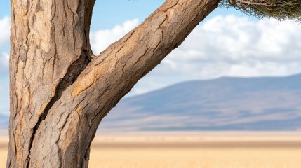 Serene bird perched on a tree branch amidst lush green foliage bird