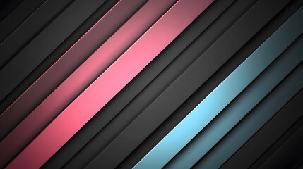 Obraz premium Diagonal Pattern Features Strips Of Varying Colors And Shapes