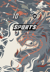 Dynamic Jersey Collection High Quality Sportswear Vibrant Color Football Soccer Basketball Esports Futuristic Trendy Athletic Apparel