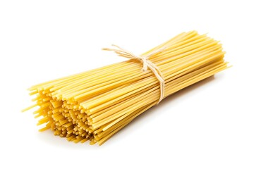 Fresh Spaghetti Noodles Ready to Be Cooked, Close-up Shot