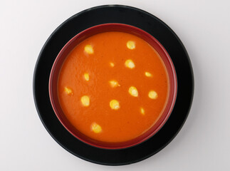 Delicious looking fresh Homemade tomato soup