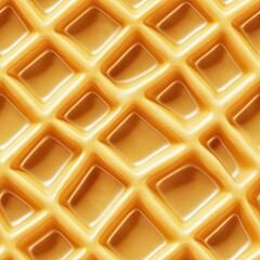 Elegant Waffle Texture Seamless Pattern Design with Soft Shadows