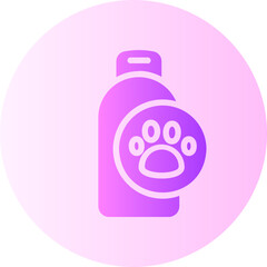 pet shampoo gradient icon