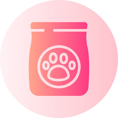 Dog Food  gradient icon
