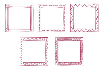 simple frame set illustration