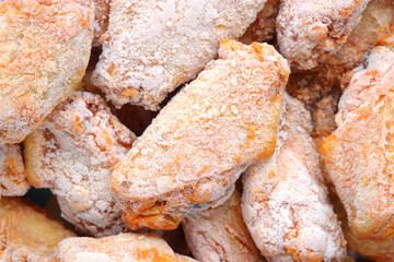 Heap Of Frozen Medium Chicken Wings.