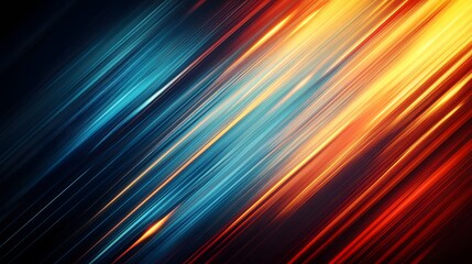 Diagonal colored abstract lines create an appealing artistic design