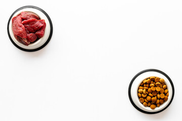 Natural and dry food for dogs and cats. Healthy pet food