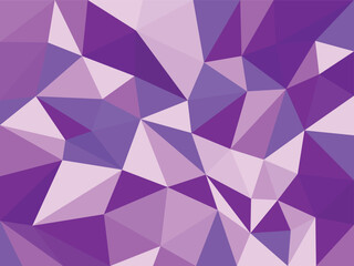 Purple Abstract Low Poly Geometric Background