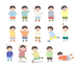 こどものイラスト（男の子, 女の子, 少年, 少女）