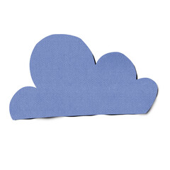 Cloud Paper Cut Shape