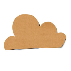 Cloud Paper Cut Shape