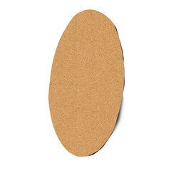 Oval Paper Cut Shape