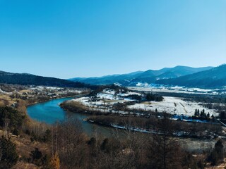 Riiver in the mountains