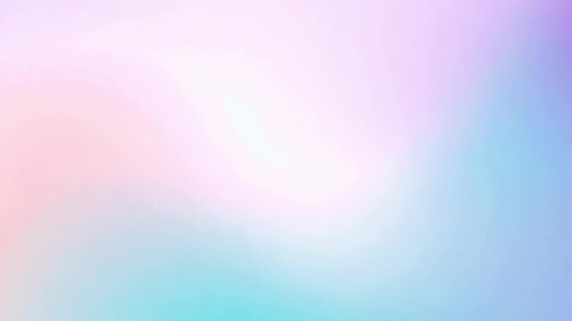 Soft pastel gradient slowly transitioning between pink, blue and purple hues. The gentle color flow creates a dreamy atmospheric effect with smooth blending of soothing colors against light background