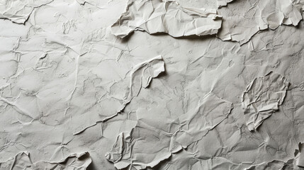 Fototapeta premium Background of wrinkled matte gray craft paper. Complete filling of frame. Copy space for text.
