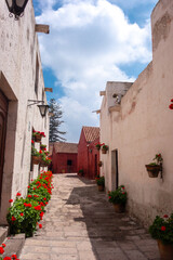 Inner Courtyards and Gardens at Santa Catalina Monastery, Arequipa