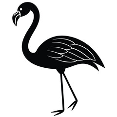 flamingo vector design, awesome flamingo ,high resolution printable flamingo artwork and Flamingo silhouette vector illustration Flamingo silhouette vector Silhouette Art & Illustration.