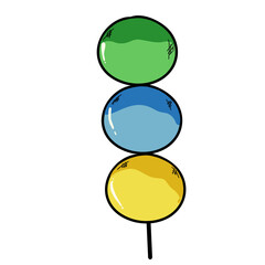 traffic light on white background