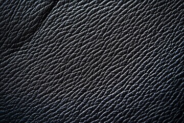 Dark black leather texture background whith copy space