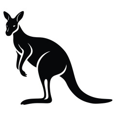 kangaroo vector illustration, kangaroo vector illustration, kangaroo icon vector illustration, Australian animal silhouette set with kangaroo silhouette vector image, illustration set of kangaroo.