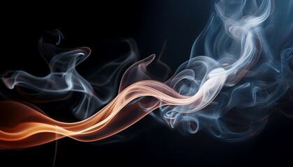 Fototapeta premium clean summary smoke impact animation