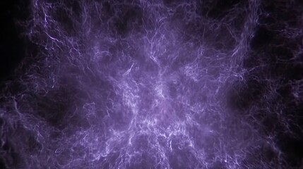 Abstract purple energy with flowing and swirling patterns in darkness