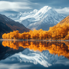 Fototapeta premium autumn in the mountains