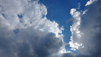 blue sky with clouds