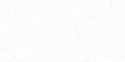 Vector textured white paper texture background and terrazzo flooring texture. Grunge old pattern surface closeup stucco rough wall.