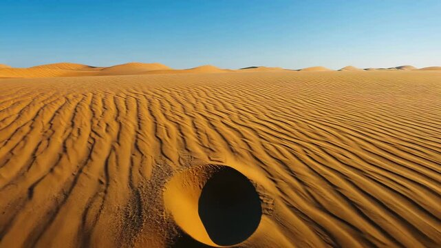 sand dunes in the sahara desert