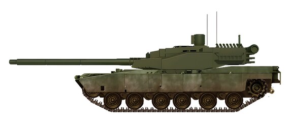 XM-20T21 MBT (modernization of the XM-20 tank, where a new turret (T21 variant)) © Tikros