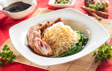 Soy Sauce Chicken Noodles