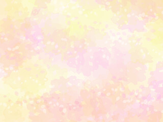 春の桜と花びらイメージのテクスチャー背景素材。桜並木とあたたかい陽射しのイメージ。