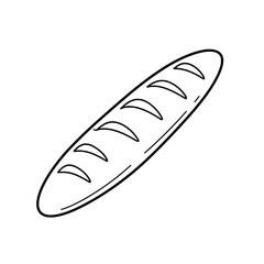 Artisanal Loaf: A simple yet elegant illustration of a freshly baked artisanal loaf, inviting and evocative, ready to be enjoyed. 