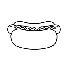 Hot Dog Delight: A classic hot dog, a culinary icon of joy, complete with its delicious bun and iconic toppings, offers a tempting invitation to savor the simple pleasures.