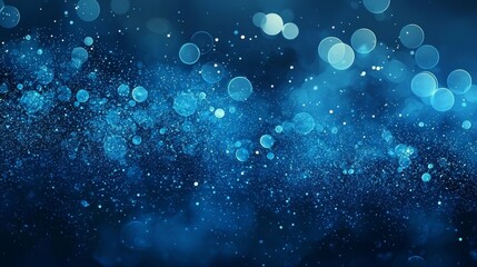 Versatile blue bokeh imagery suitable for various text overlays.