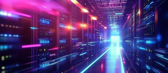 Fototapeta premium The layout promotes efficiency and organization in technology deployment.