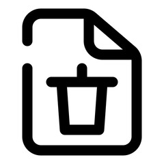 user interface thin icon