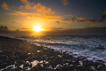 Sunset At Sesimbra, Portugal, Praia da Foz
