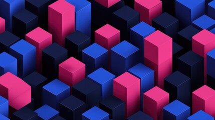 Obraz premium Seamless blockchain and NFT stock market pattern featuring tokenized stocks, digital asset marketplaces, and decentralized exchanges